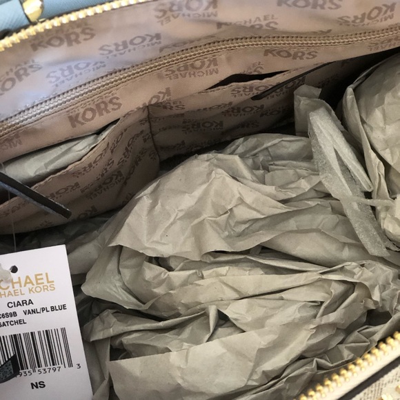 NWT Michael Kors LG Ciara Handbag&wallet&pom pom - Picture 7 of 8